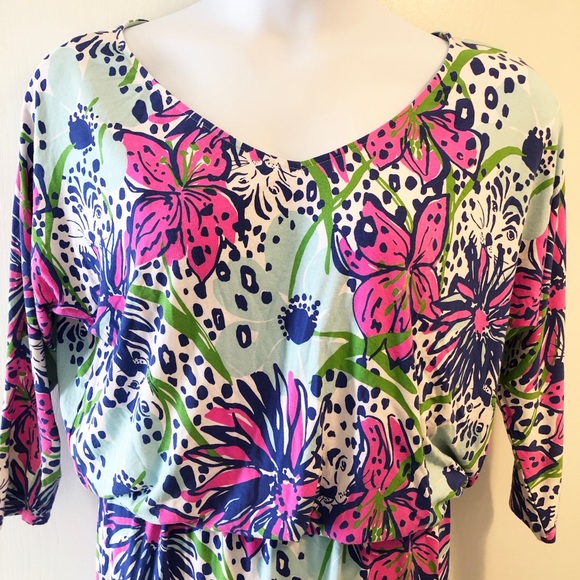 EUC Lilly Pulitzer BOHO Casual Dress Size:Medium - Picture 1 of 11